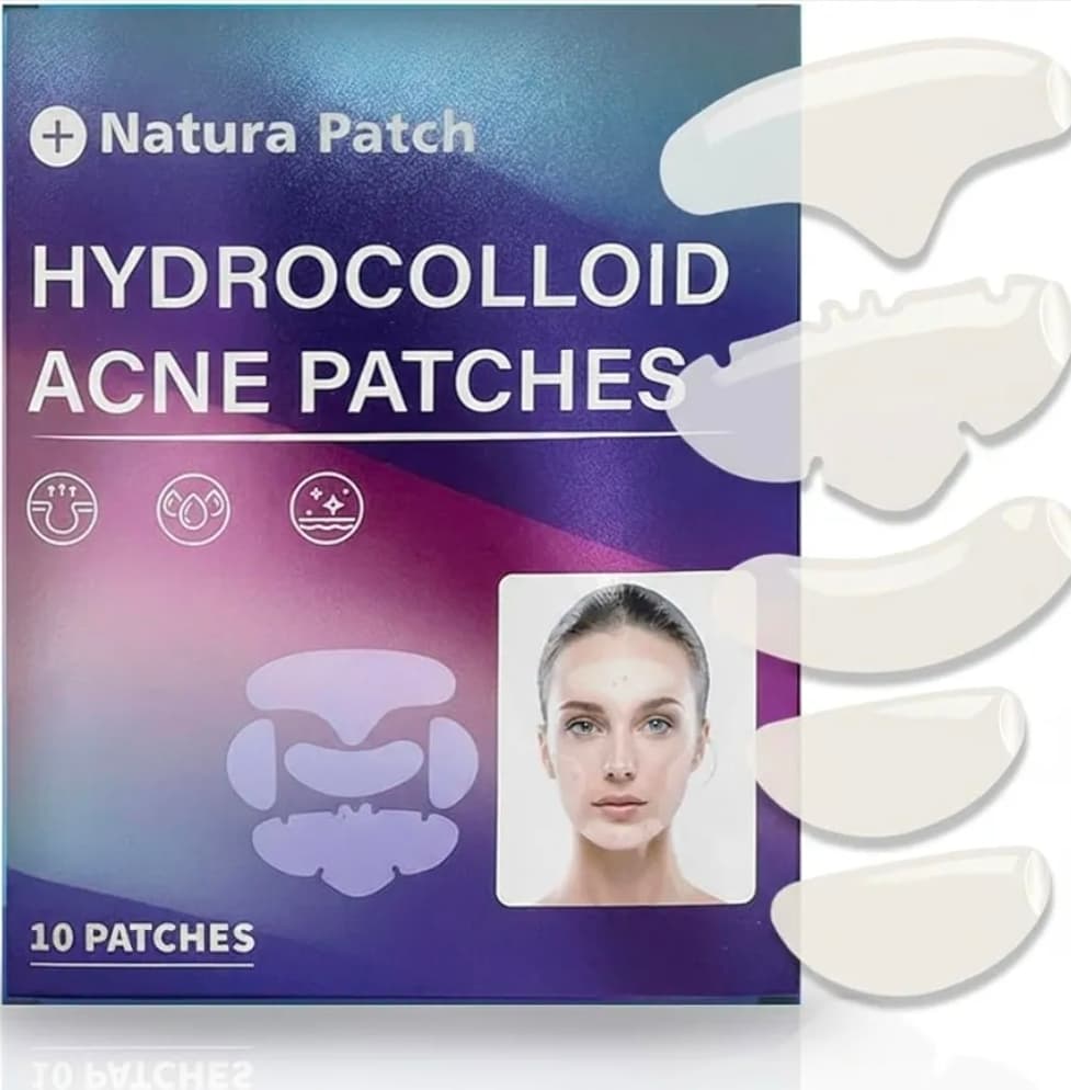 Natura Patch Hydrocolloid Acne Patches 10 Pack - Image 1