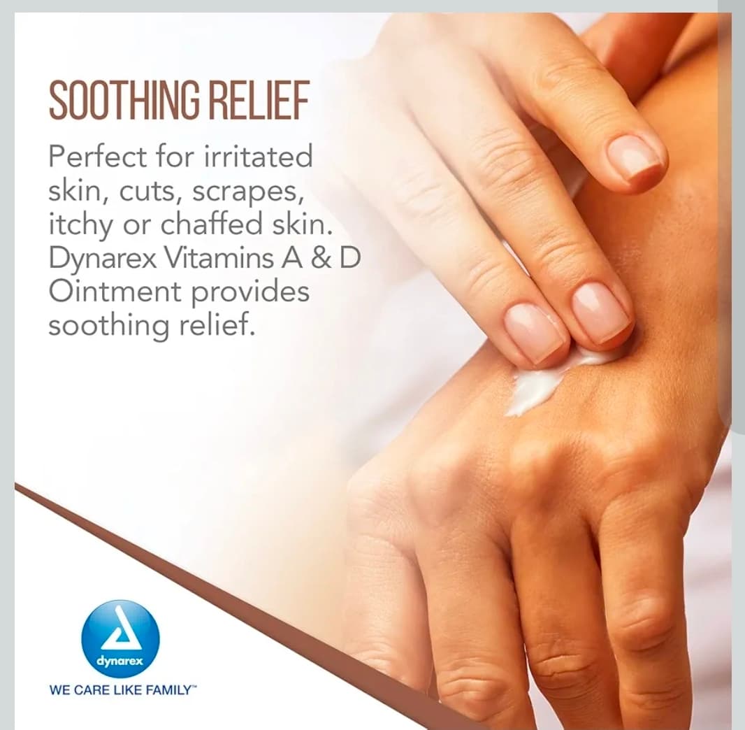 Dynarex Vitamins A&D Ointment Diaper Rash Skin Protectant 1oz - Thumbnail 5