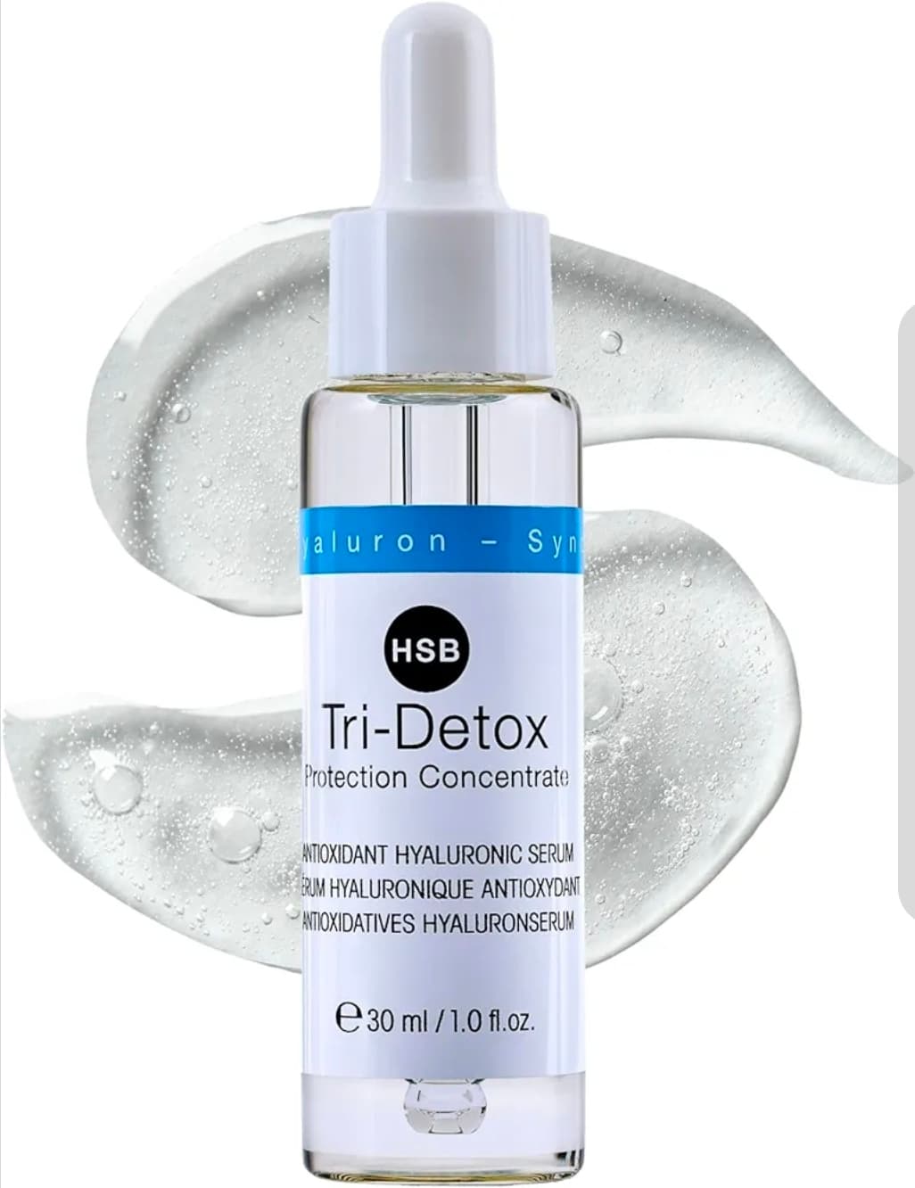 HSB Tri-Detox Hyaluronic Serum 30ml Antioxidant Protection - Image 1