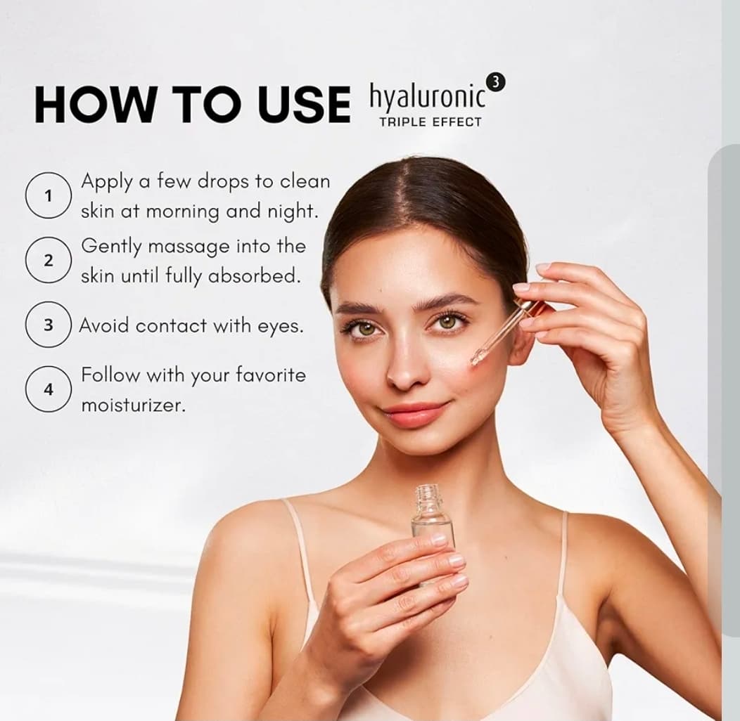 HSB Tri-Detox Hyaluronic Serum 30ml Antioxidant Protection - Thumbnail 5