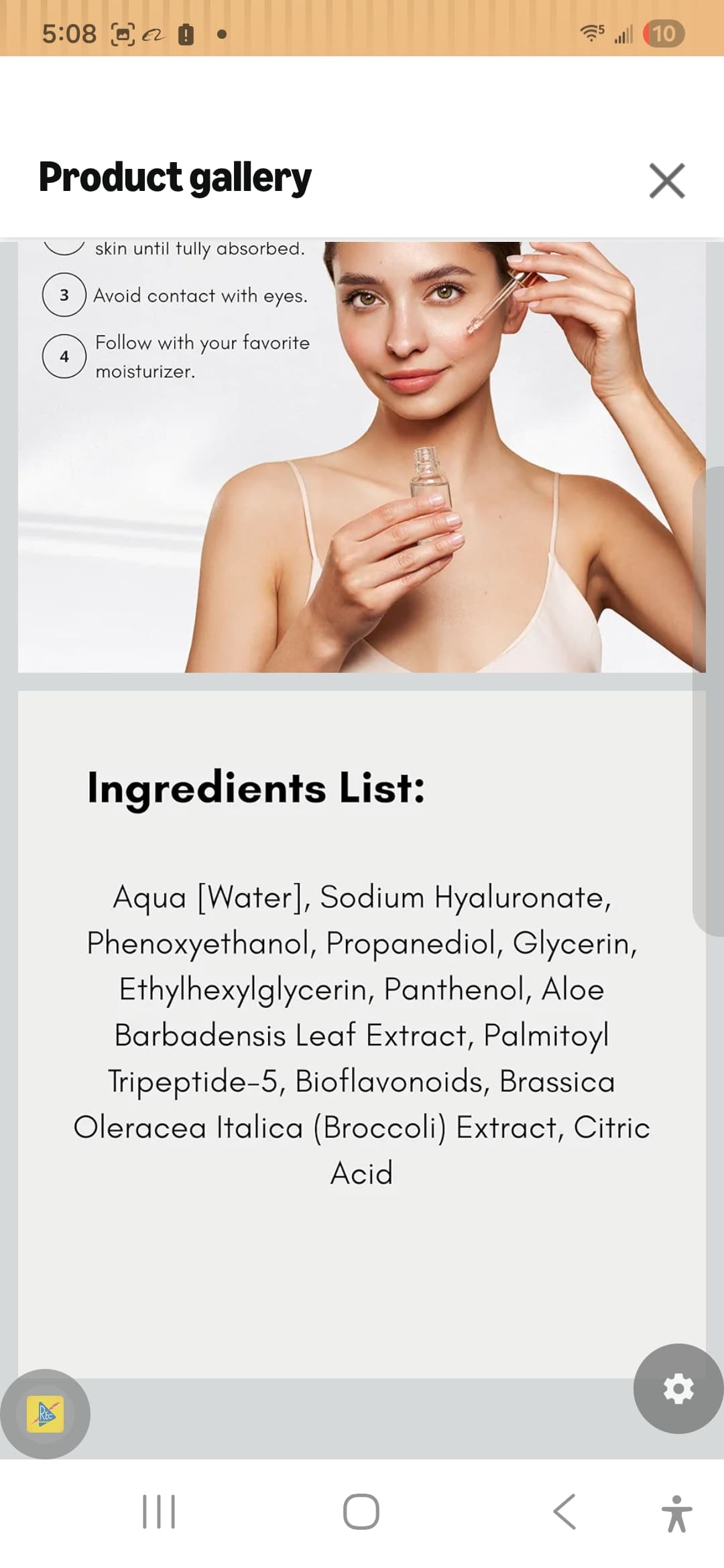 HSB Tri-Detox Hyaluronic Serum 30ml Antioxidant Protection - Thumbnail 7