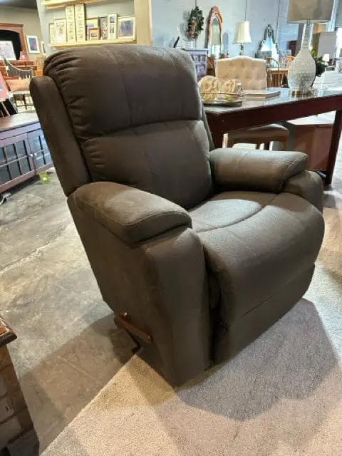 La Z Boy Grey Manual Recliner - Image 1
