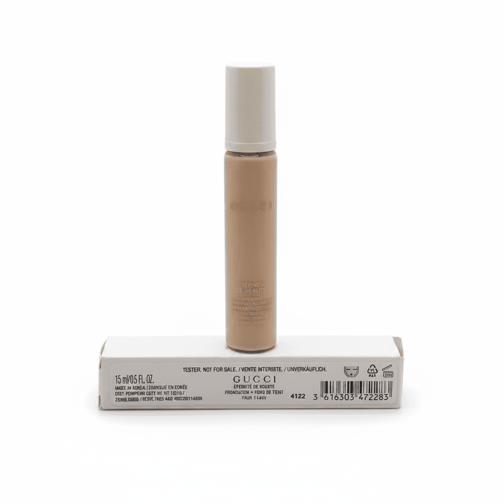 GUCCI Eternite De Beaute Foundation ~ 114W Fair Tester ~ 15 Ml - Image 1