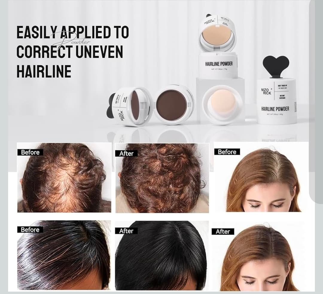 Nizo Rick Hairline Powder Root Touch-Up 4.55g Medium Brown - Thumbnail 8