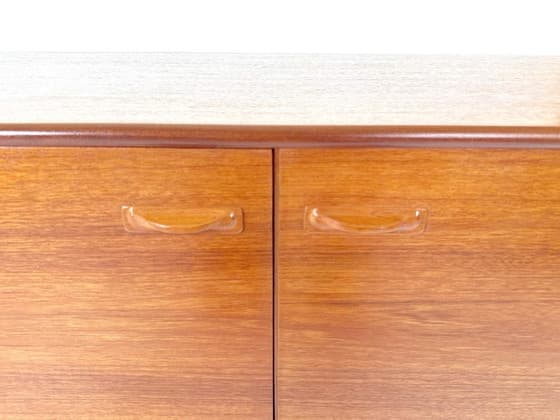 Mid-Century Modern Teak Sideboard with Sculpted Base - Thumbnail 8