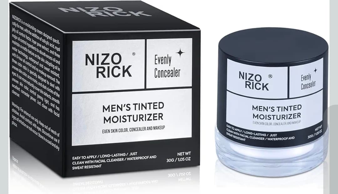 Nizo Rick Men's Tinted Moisturizer 30g Evenly Concealer Light - Image 1