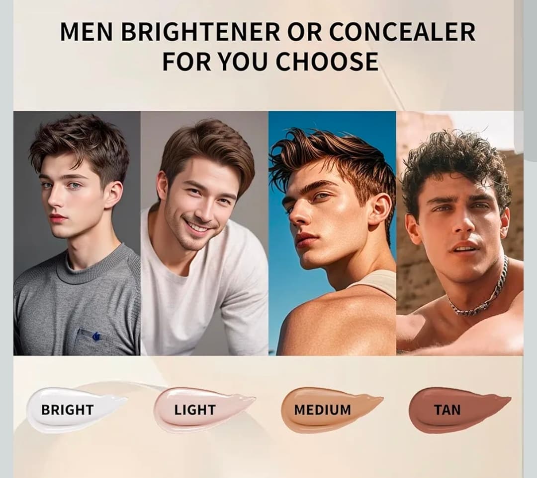 Nizo Rick Men's Tinted Moisturizer 30g Evenly Concealer Light - Thumbnail 7