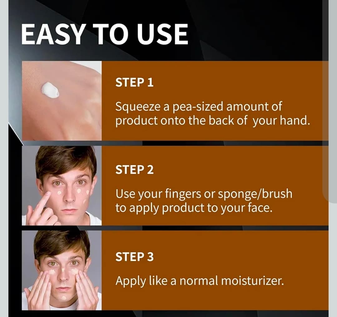 Nizo Rick Men's Tinted Moisturizer 30g Evenly Concealer Light - Thumbnail 5