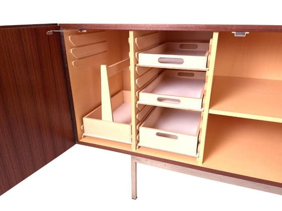 Mid-century teak sideboard B40 by Dieter Waeckerlin for Behr - Thumbnail 5