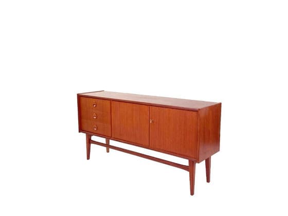 Mid-century teak highboard S21 by Dieter Waeckerlin for Behr - Thumbnail 3