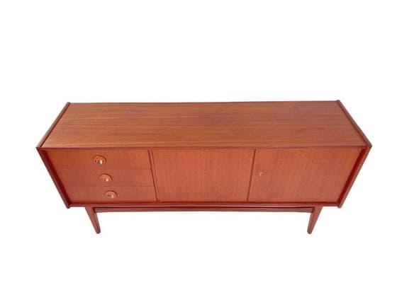 Mid-century teak highboard S21 by Dieter Waeckerlin for Behr - Thumbnail 5