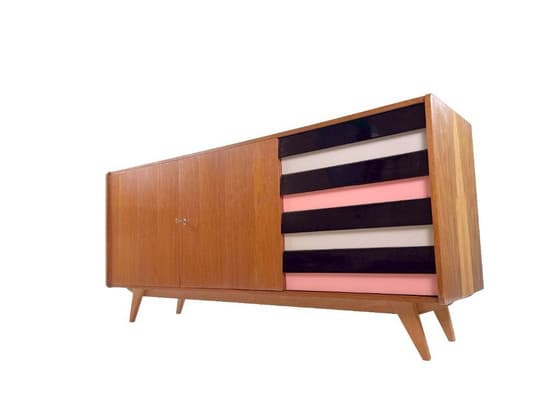 Vintage U-460 sideboard – Jiri Jiroutek for Interier Praha - Thumbnail 4
