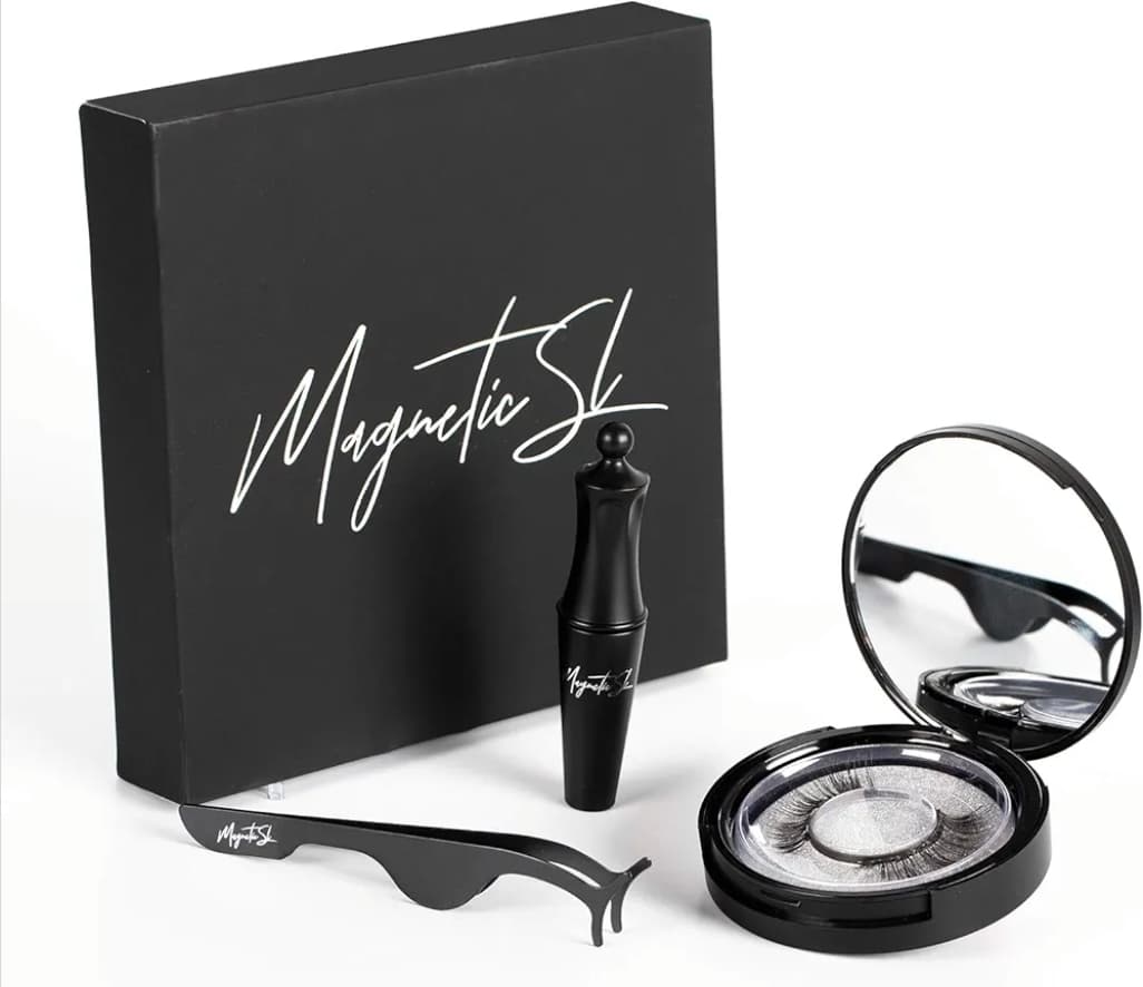 Magnetic SL Eyelash Kit with Liner and Tweezers - Image 1