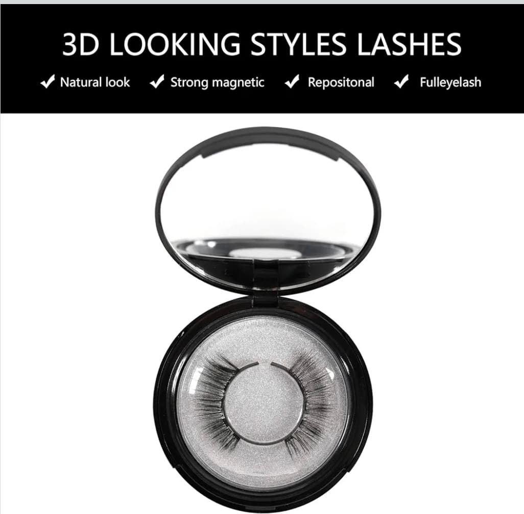 Magnetic SL Eyelash Kit with Liner and Tweezers - Thumbnail 3