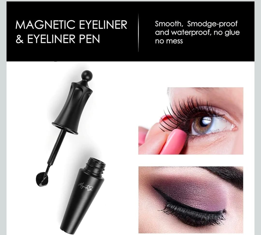 Magnetic SL Eyelash Kit with Liner and Tweezers - Thumbnail 6