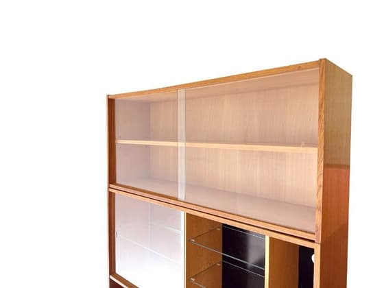 Vintage U-452 cabinet with display case and bar - Jiri Jiroutek - Thumbnail 7