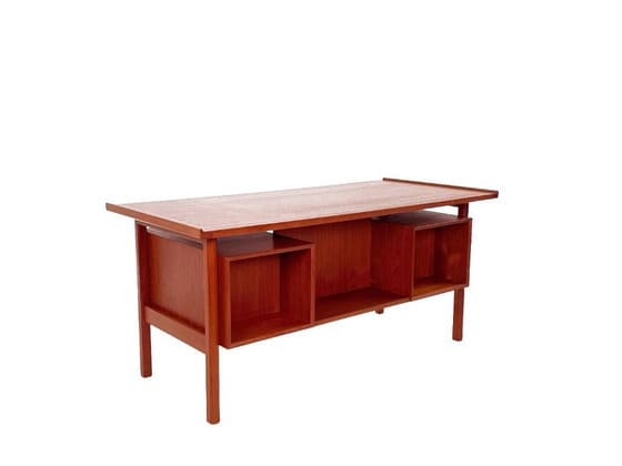 Vintage desk model 75 by Niels Clausen in teak – NC Møbler, Denmark 1960s - Thumbnail 4