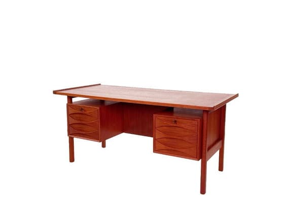 Vintage desk model 75 by Niels Clausen in teak – NC Møbler, Denmark 1960s - Image 1
