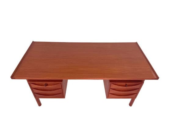 Vintage desk model 75 by Niels Clausen in teak – NC Møbler, Denmark 1960s - Thumbnail 5