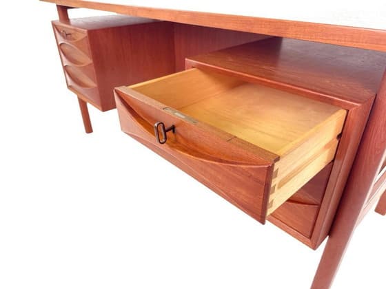 Vintage desk model 75 by Niels Clausen in teak – NC Møbler, Denmark 1960s - Thumbnail 8