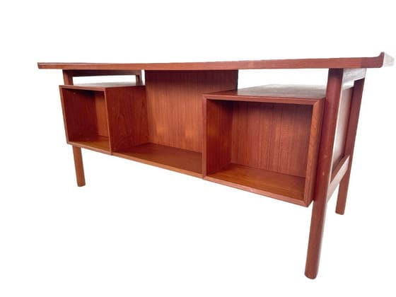 Vintage desk model 75 by Niels Clausen in teak – NC Møbler, Denmark 1960s - Thumbnail 9