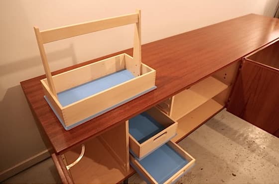 Sideboard Credenza Model B40 by Dieter Wackerlin for Behr, Germany, 1950s - Thumbnail 7