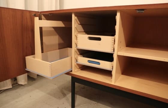 Sideboard Credenza Model B40 by Dieter Wackerlin for Behr, Germany, 1950s - Thumbnail 6