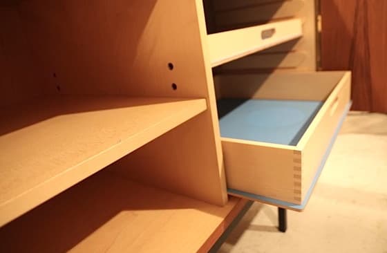 Sideboard Credenza Model B40 by Dieter Wackerlin for Behr, Germany, 1950s - Thumbnail 8