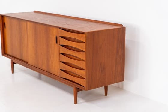 Rare “OS29” sideboard by Arne Vodder for Sibast (Denmark, 1950s). - Thumbnail 9