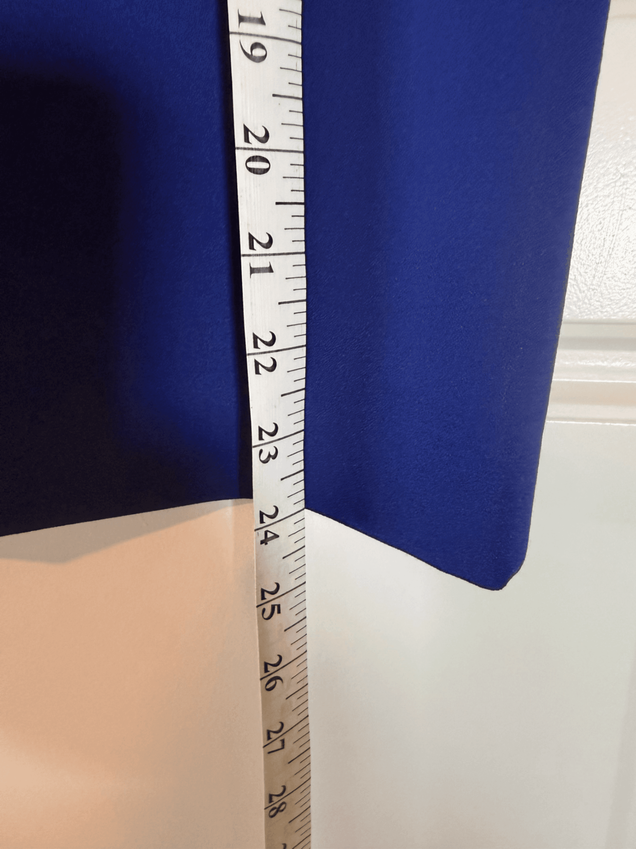 Preston & York Women's Blue Pencil Skirt Size 8 - Thumbnail 4