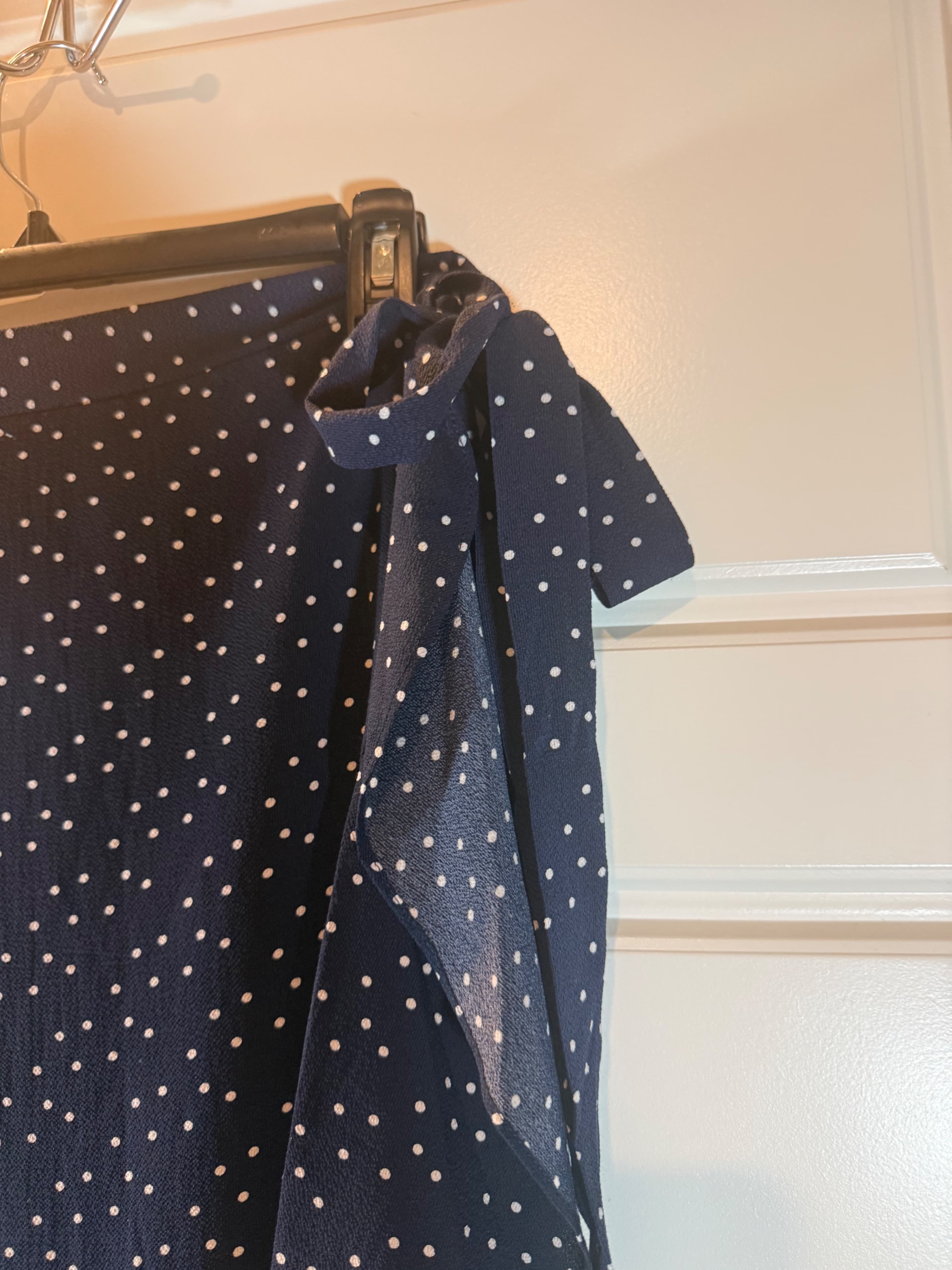 Max Studio Polka Dot Wrap Skirt Size S - Thumbnail 2