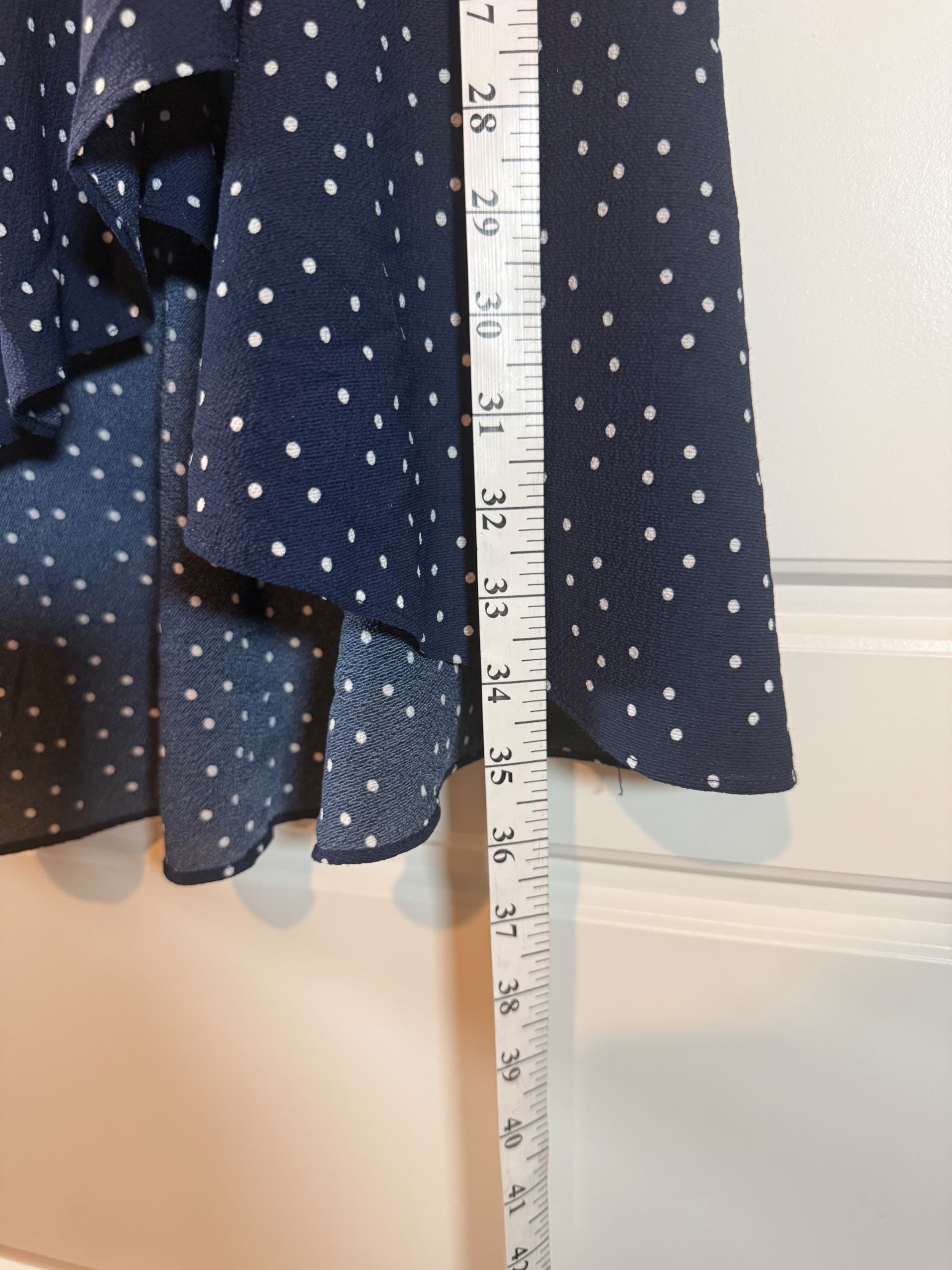 Max Studio Polka Dot Wrap Skirt Size S - Thumbnail 4