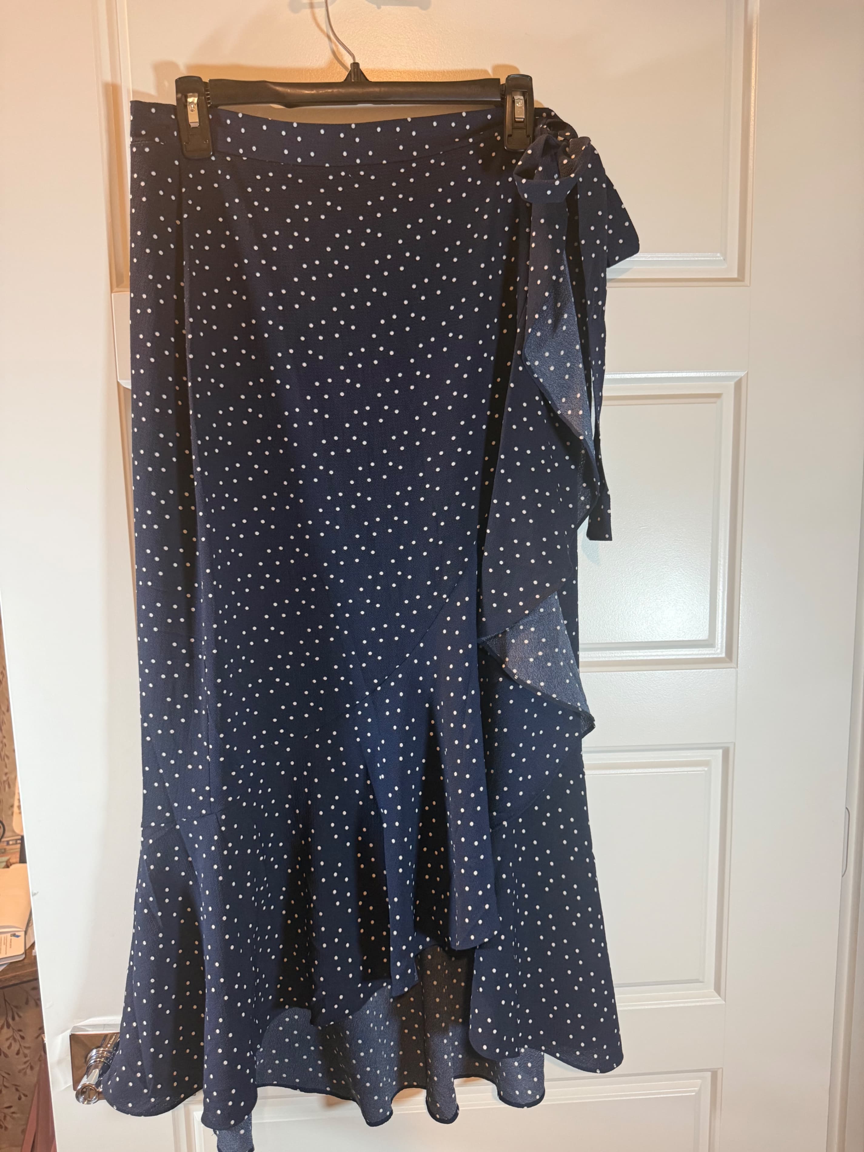 Max Studio Polka Dot Wrap Skirt Size S - Image 1