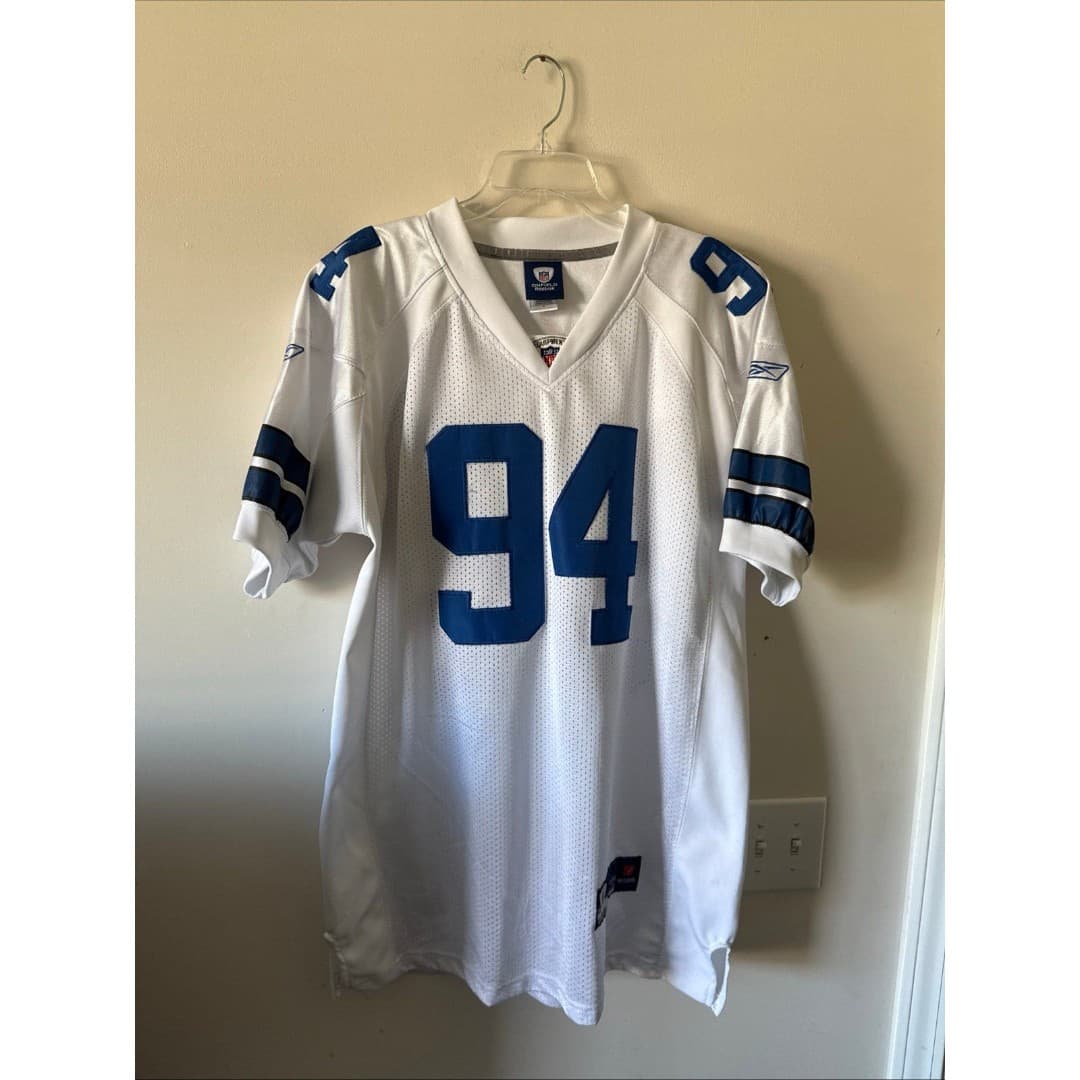 Men’s Reebok DeMarcus Ware #94 Cowboys Authentic Stitched NFL Jersey Sz 52 - Image 1