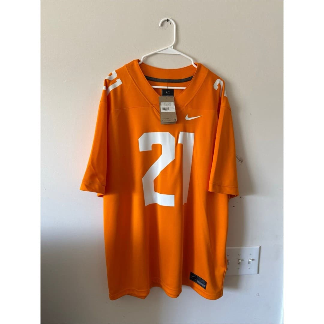 Men’s Nike Navy Shuler #21 Tennessee Volunteers Limited Jersey Sz 2XL - NWT