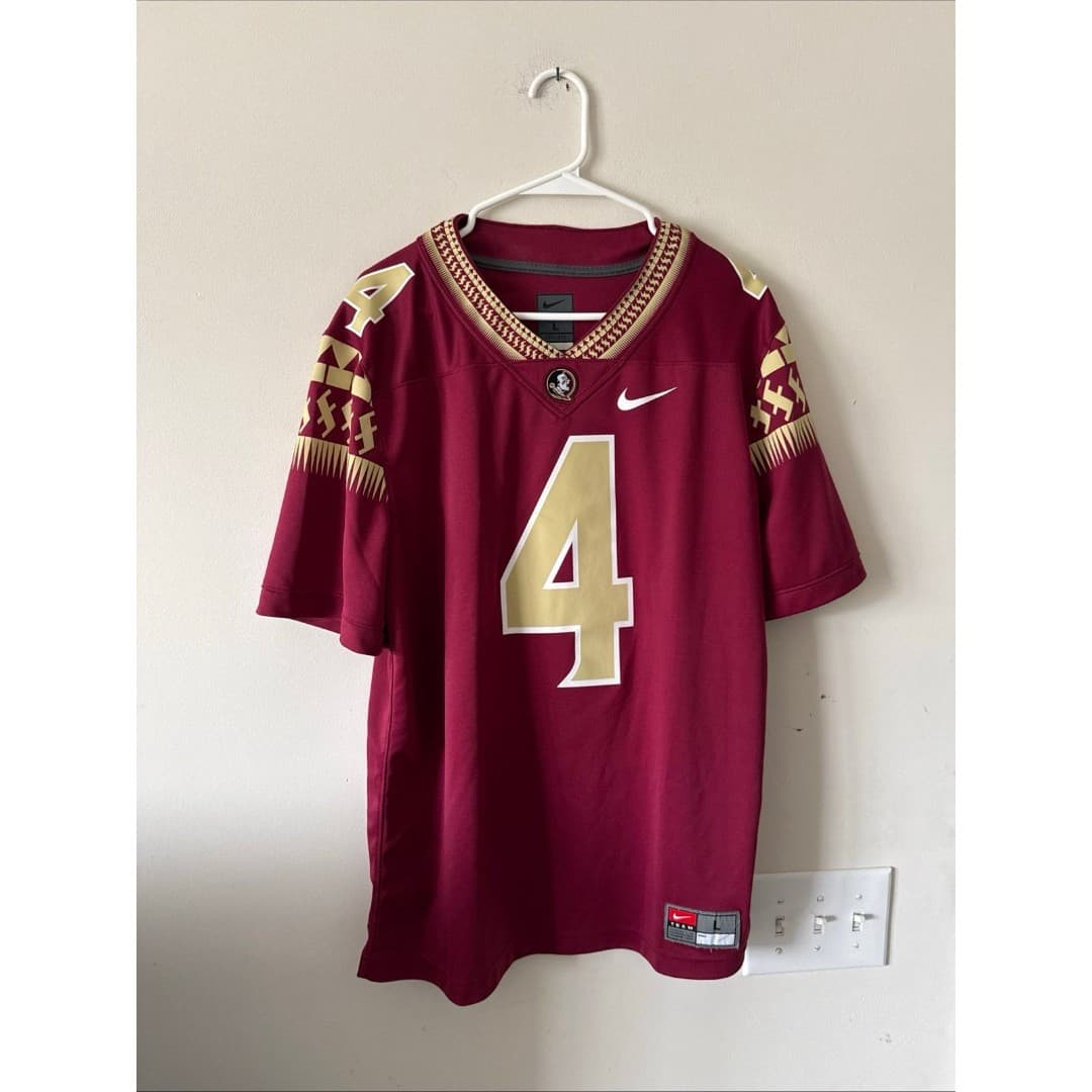 Men’s Nike Dalvin Cook #4 Florida State Seminoles NCAA Football Jersey Sz L RARE