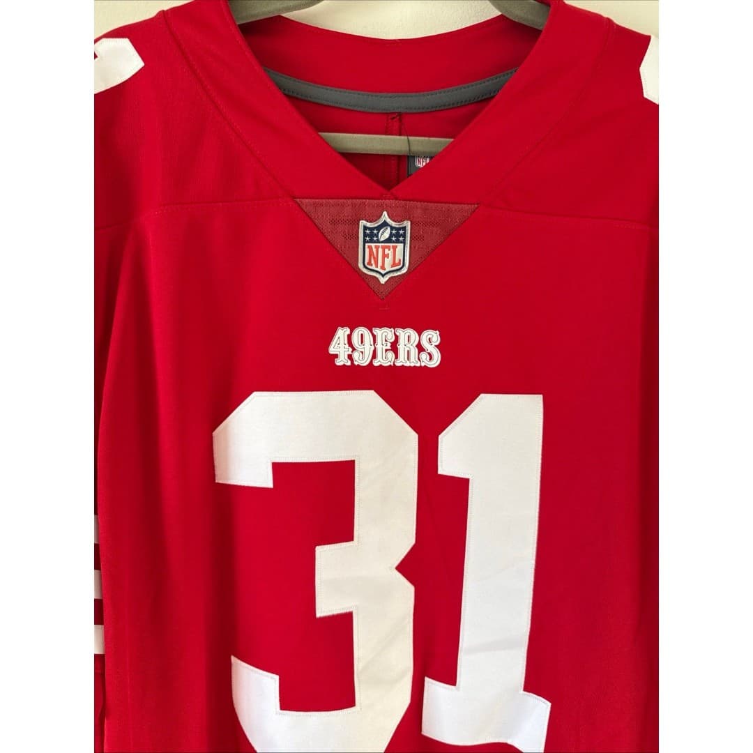 Men’s Nike Vapor FUSE Lmtd. San Francisco 49ers Raheem Mostert #31 Jersey Sz XL - Thumbnail 2