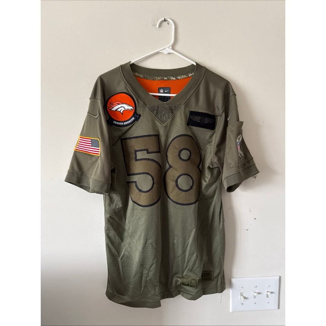 Men's Nike Von Miller #58 Broncos 19’ Salute to Service Limited Jersey Sz S RARE - Image 1
