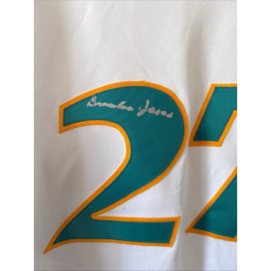 Men’s OT Sports Brandon Jones #27 Auto Myrtle Beach Pelicans Jersey Sz XL White - Thumbnail 2