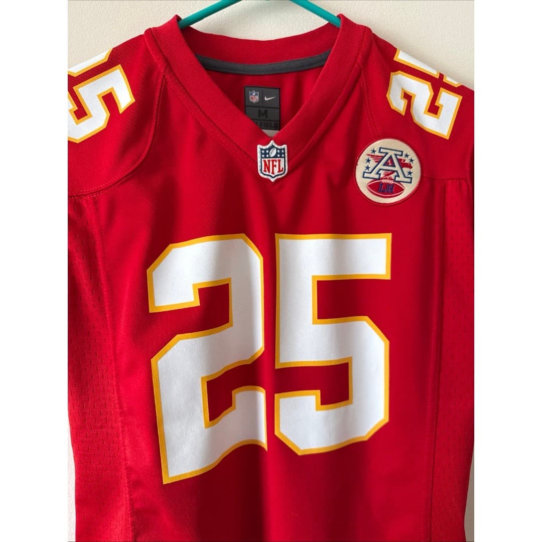 Boy’s Nike Jamaal Charles #25 Kansas City Chiefs Sz Medium 10-12 - Red - Thumbnail 2