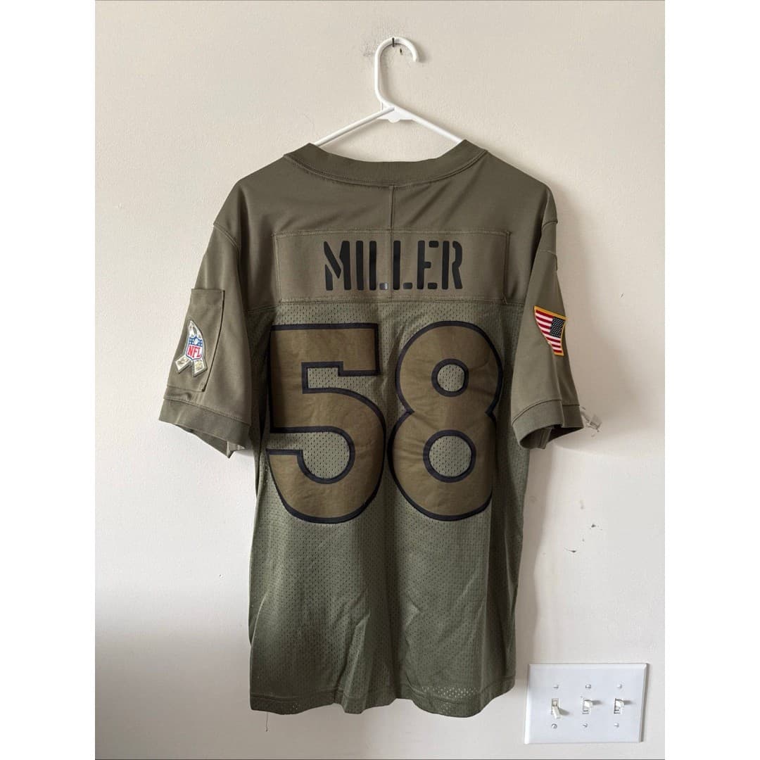Men's Nike Von Miller #58 Broncos 19’ Salute to Service Limited Jersey Sz S RARE - Thumbnail 7
