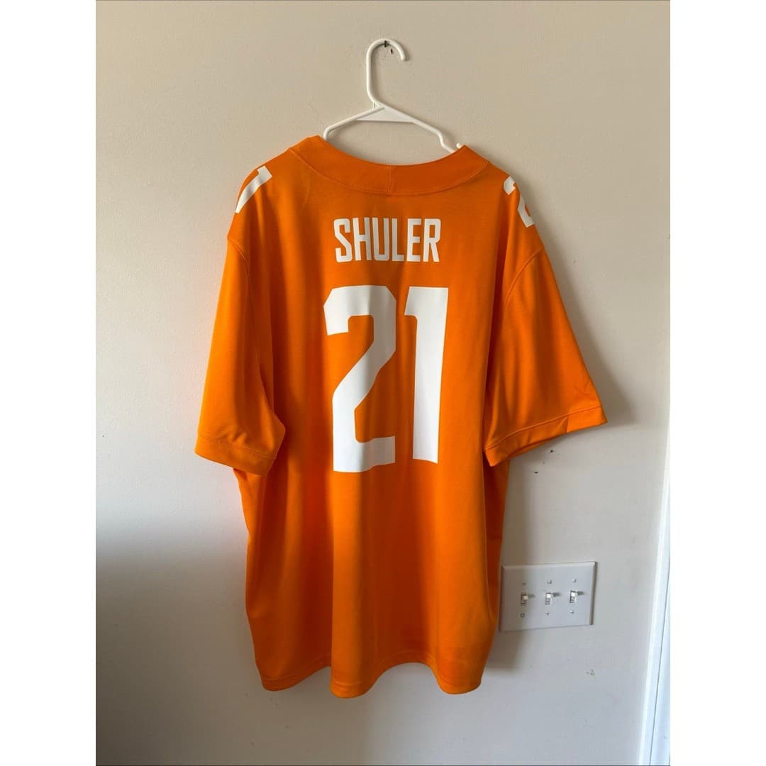 Men’s Nike Navy Shuler #21 Tennessee Volunteers Limited Jersey Sz 2XL - NWT - Thumbnail 7