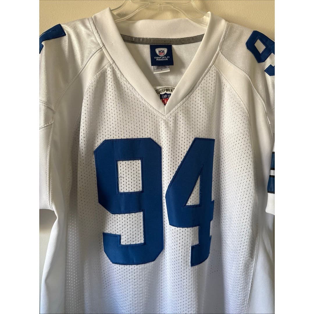 Men’s Reebok DeMarcus Ware #94 Cowboys Authentic Stitched NFL Jersey Sz 52 - Thumbnail 2