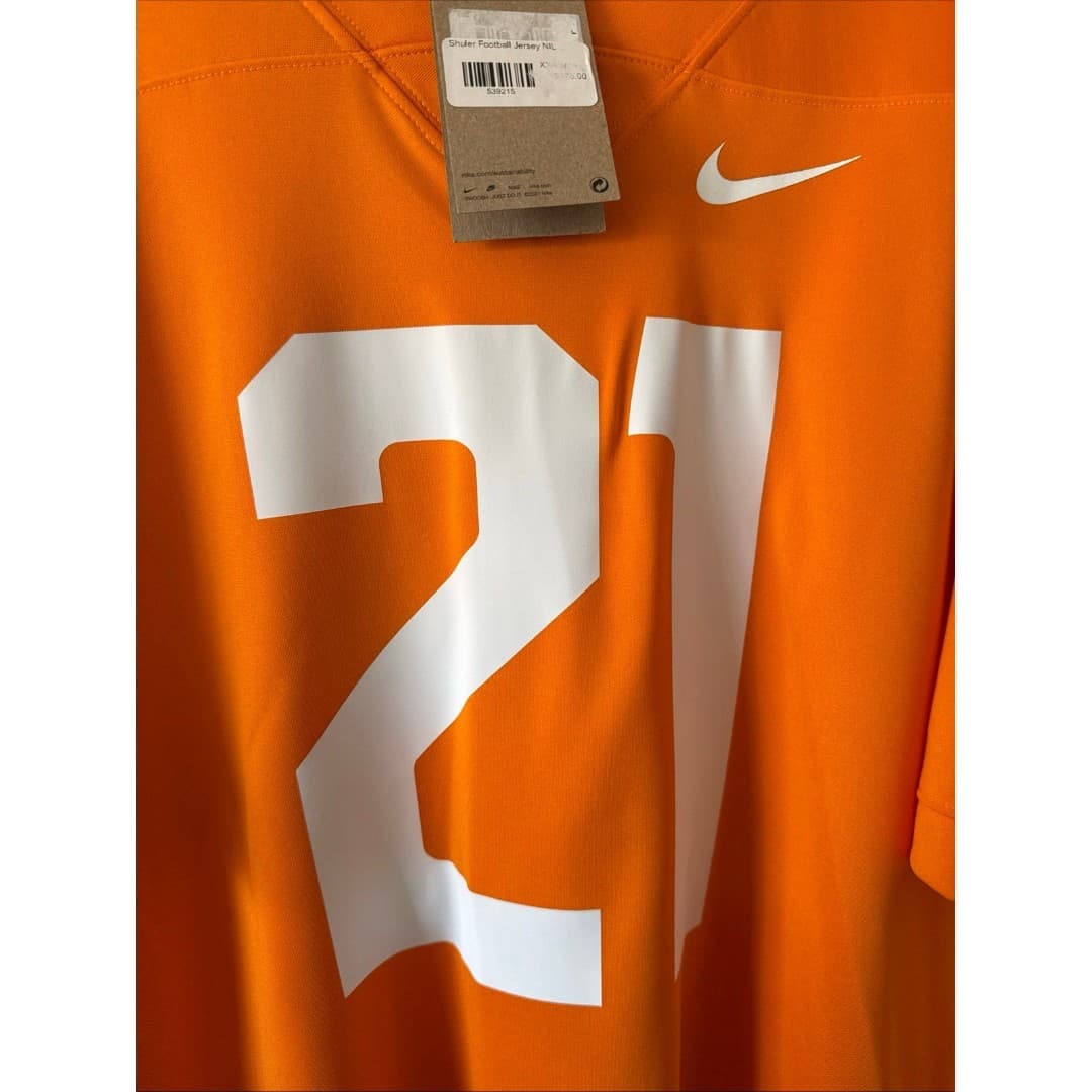 Men’s Nike Navy Shuler #21 Tennessee Volunteers Limited Jersey Sz 2XL - NWT - Thumbnail 2