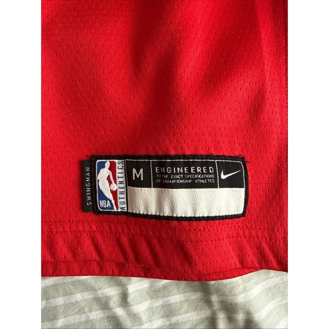 Boy’s Nike Jalen Green #0 Houston Rockets Jersey Swingman Sz Medium 10-12 - Red - Thumbnail 3