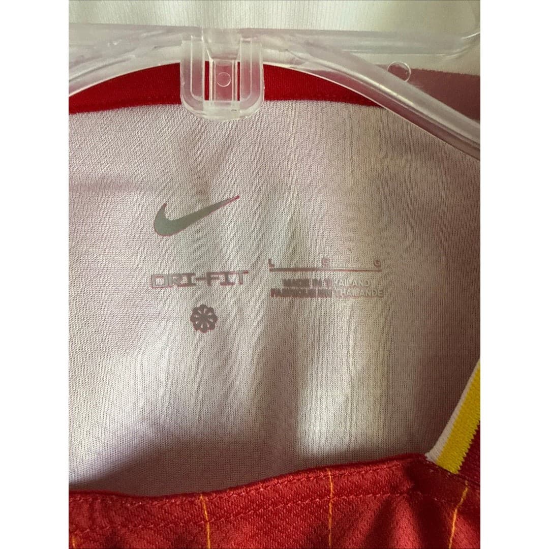 Men’s Nike Liverpool FC 24/25 Red Soccer Football Jersey Sz L - NWOT - Thumbnail 4