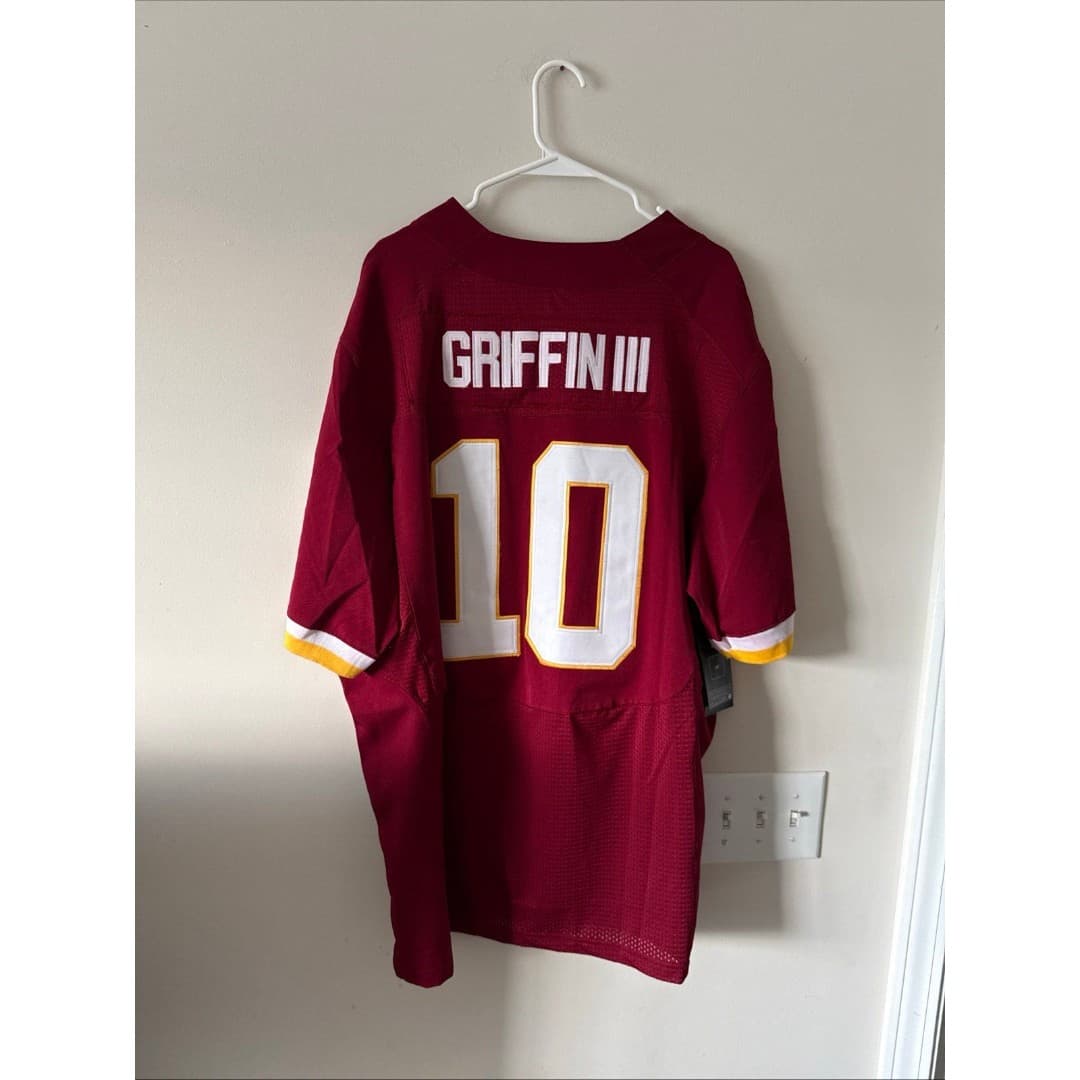 Men’s Washington Redskins 80th Anniv. Robert Griffin III #10 Jersey Sz 52 - NWT - Thumbnail 7
