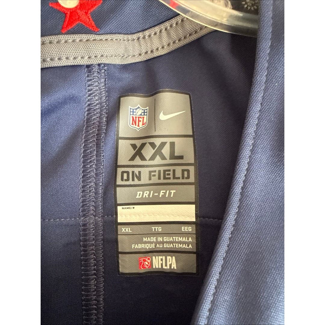 Men’s Nike Julio Jones #2 Tennessee Titans Vapor Lmtd Jersey Sz 2XL - Blue RARE - Thumbnail 4