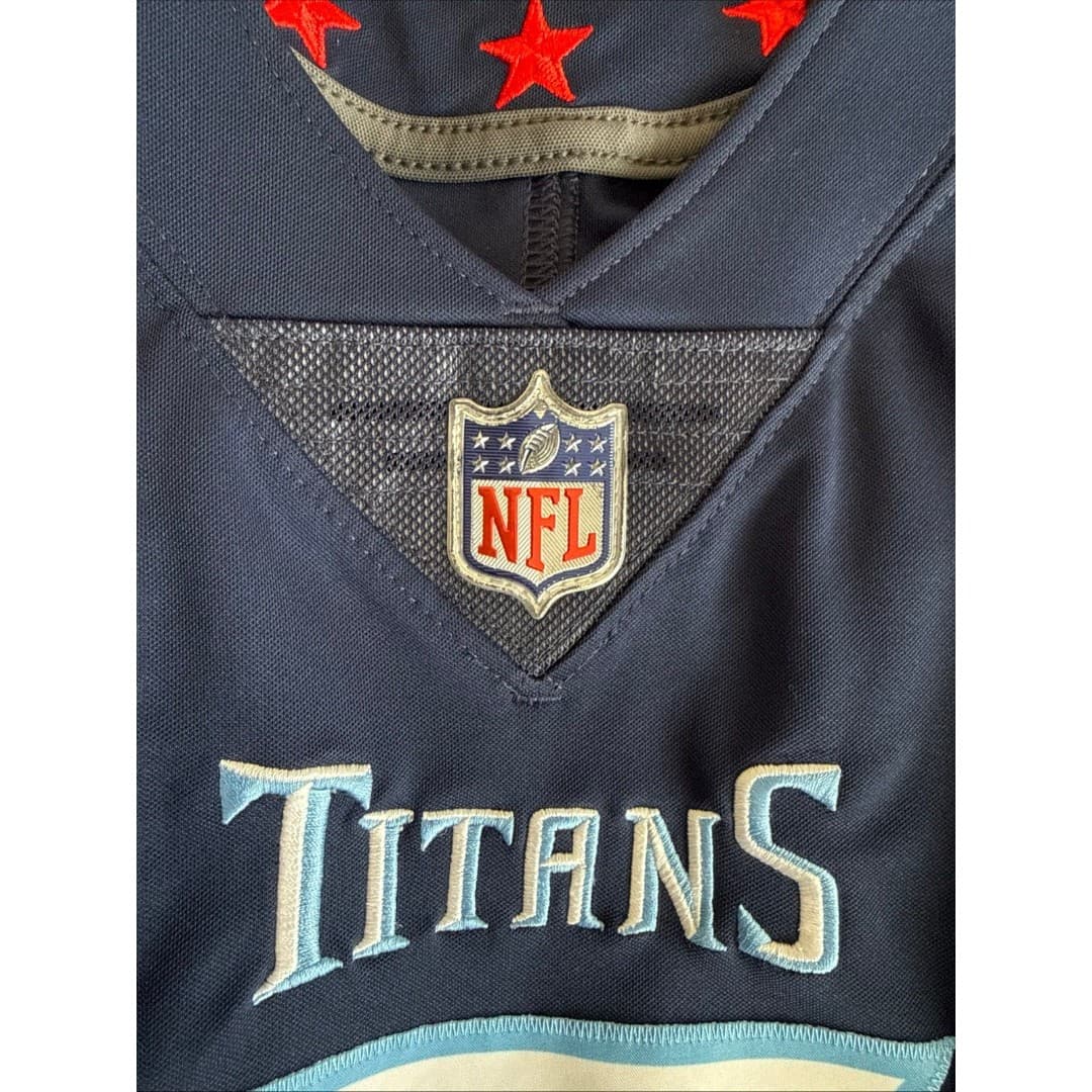 Men’s Nike Julio Jones #2 Tennessee Titans Vapor Lmtd Jersey Sz 2XL - Blue RARE - Thumbnail 5