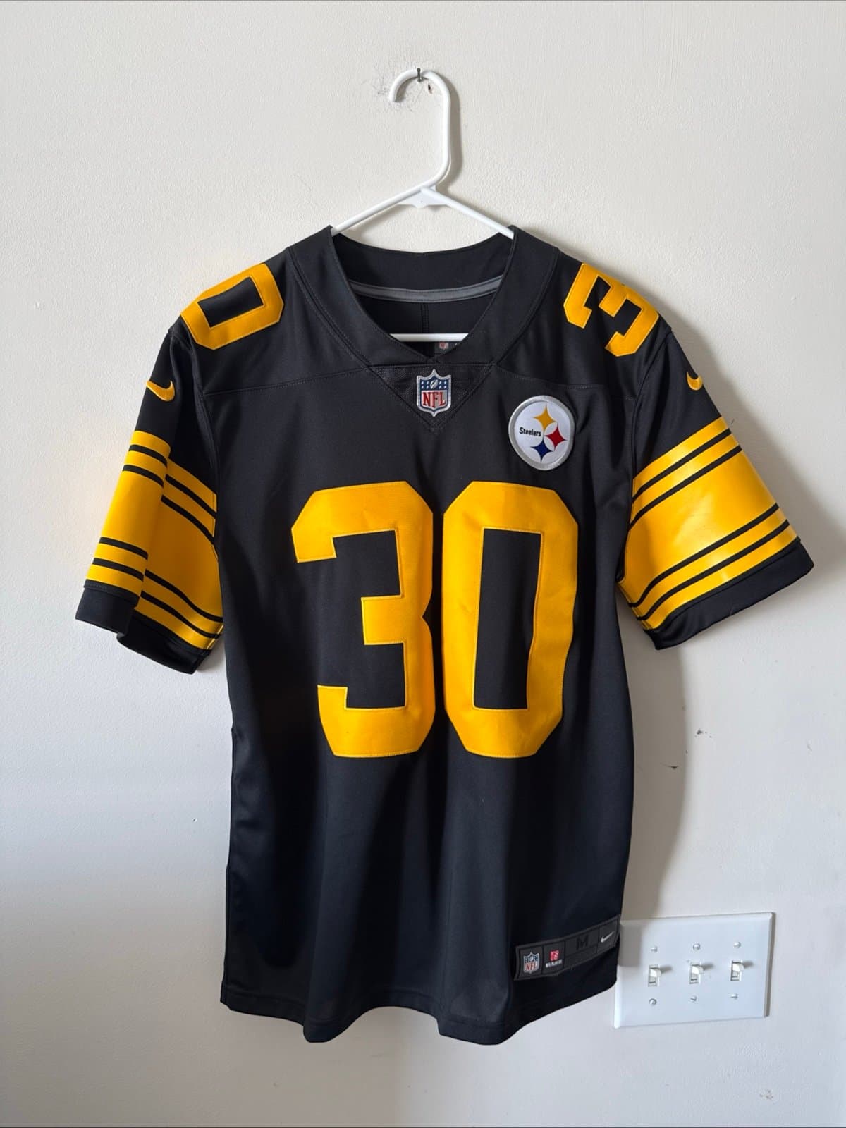 Men’s Nike James Conner #30 Pittsburgh Steelers Vapor Lmtd NFL Jersey Sz M RARE - Image 1